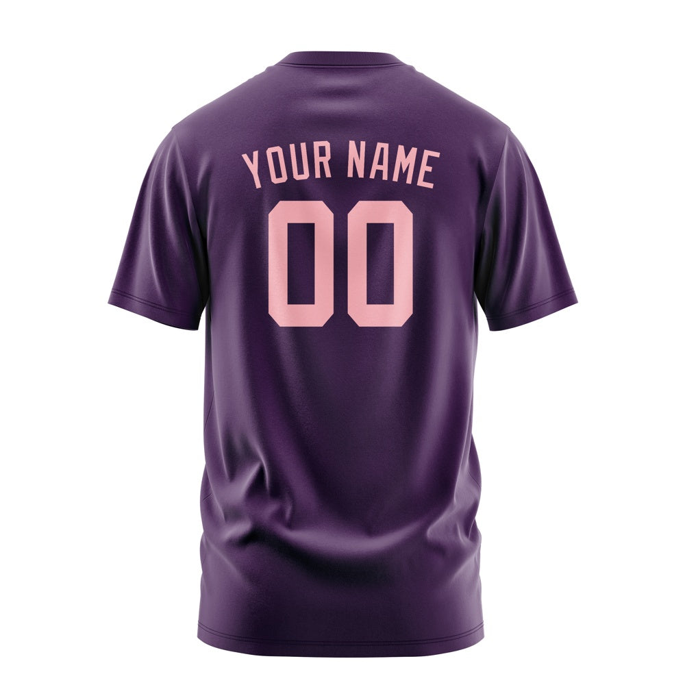 Custom Purple Light Pink T-Shirt