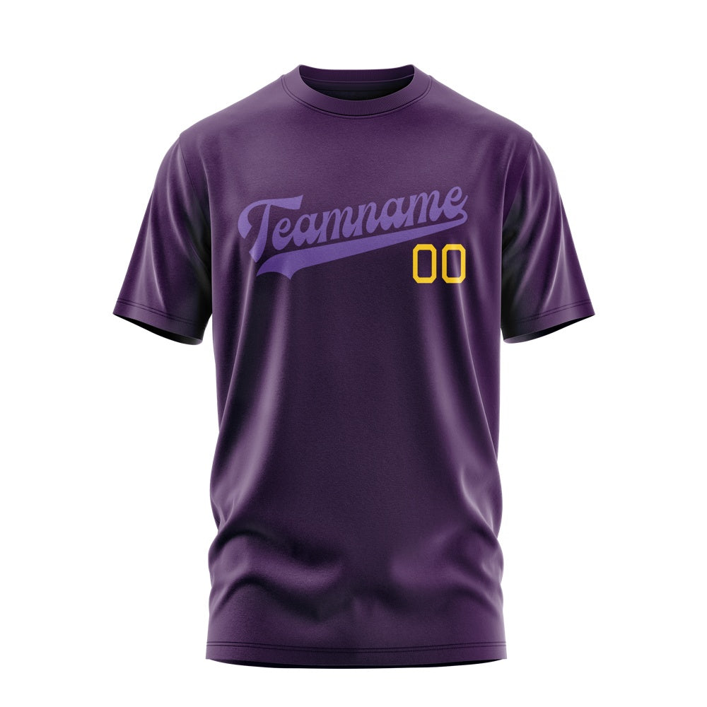 Custom Purple Light Purple T-Shirt