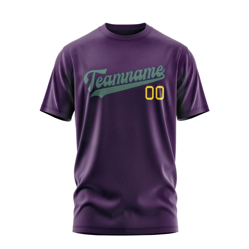 Custom Purple Blue Green T-Shirt