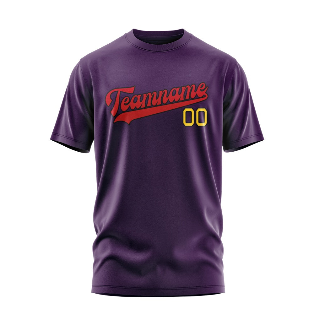 Custom Purple Red T-Shirt