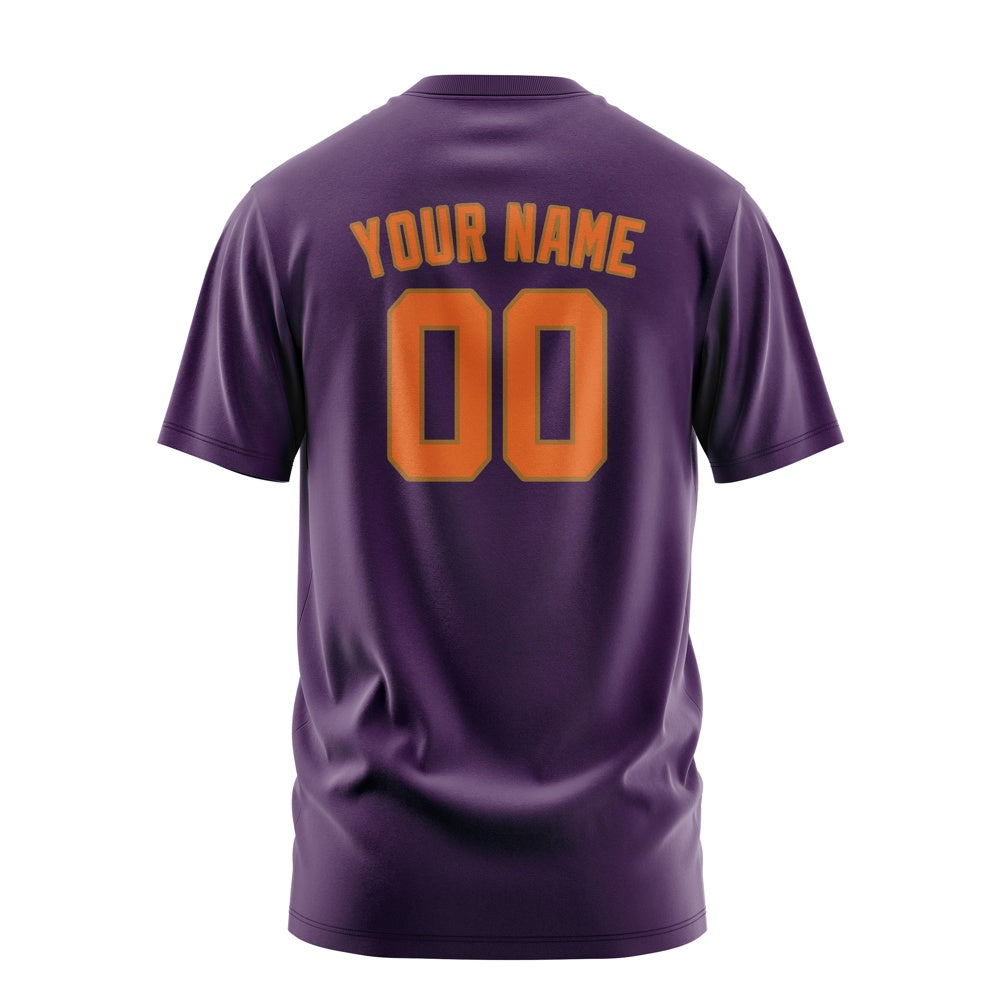 Custom Purple Orange T-Shirt
