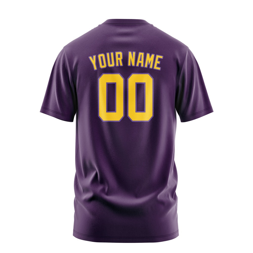 Custom Purple Gold T-Shirt