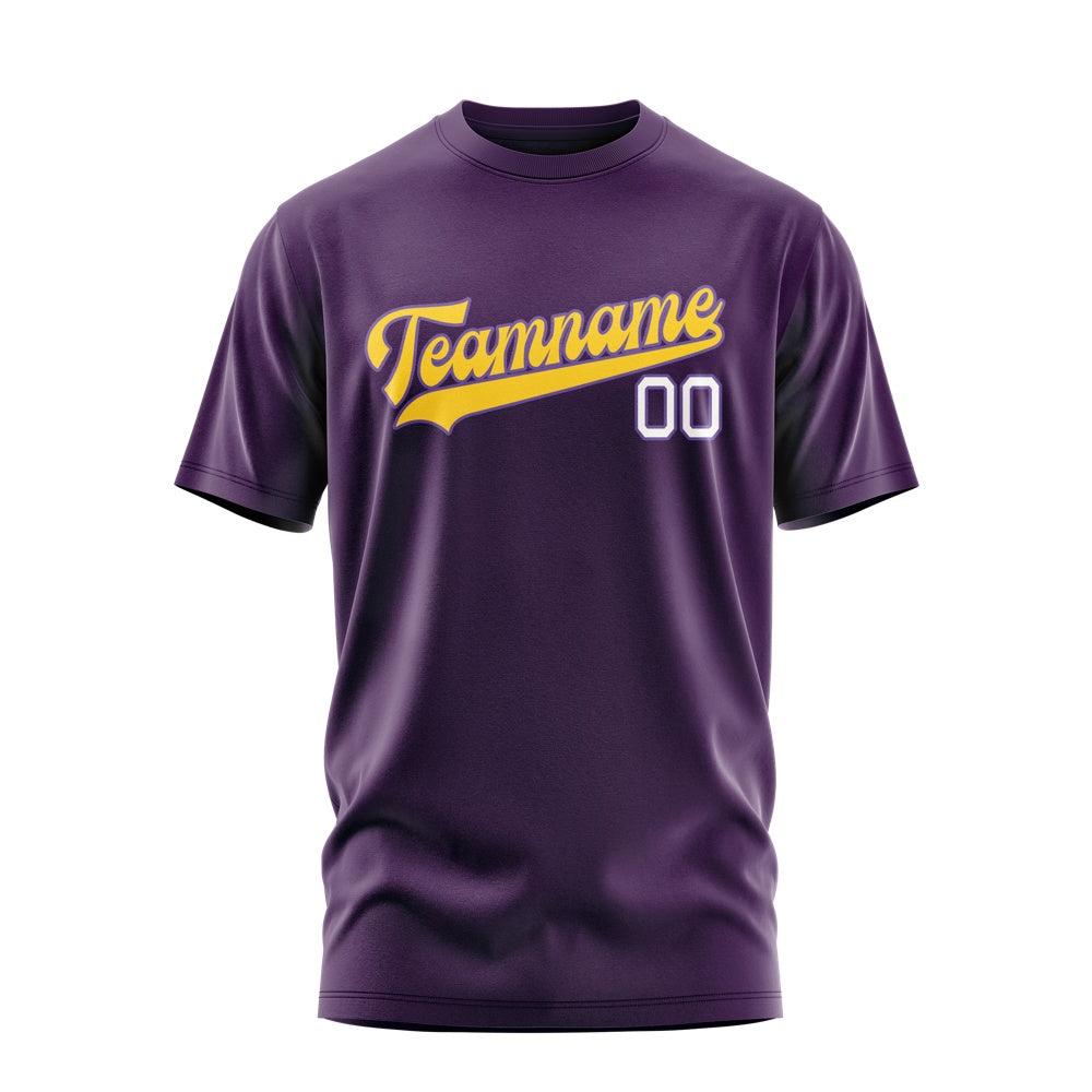 Custom Purple Gold T-Shirt