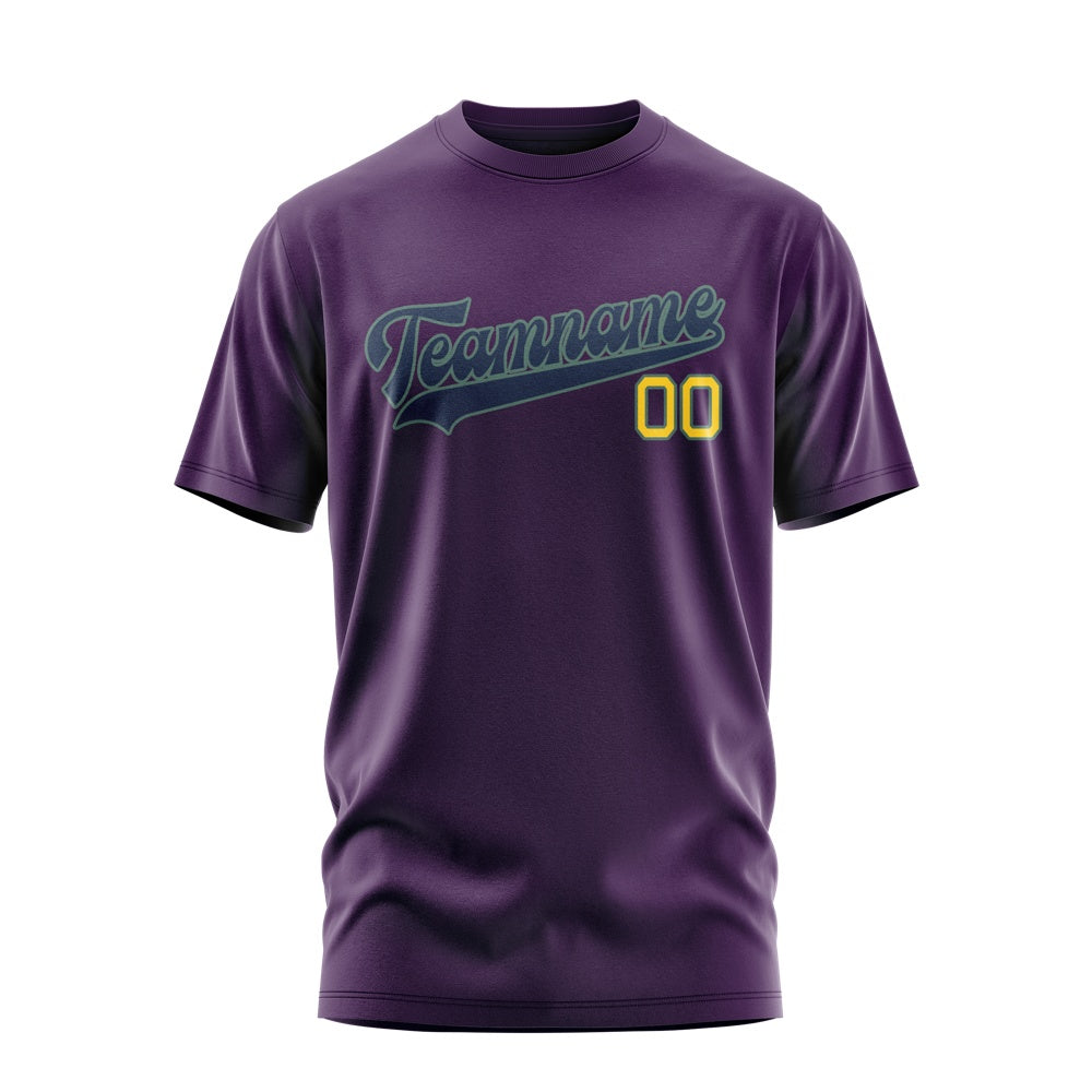 Custom Purple Blue T-Shirt