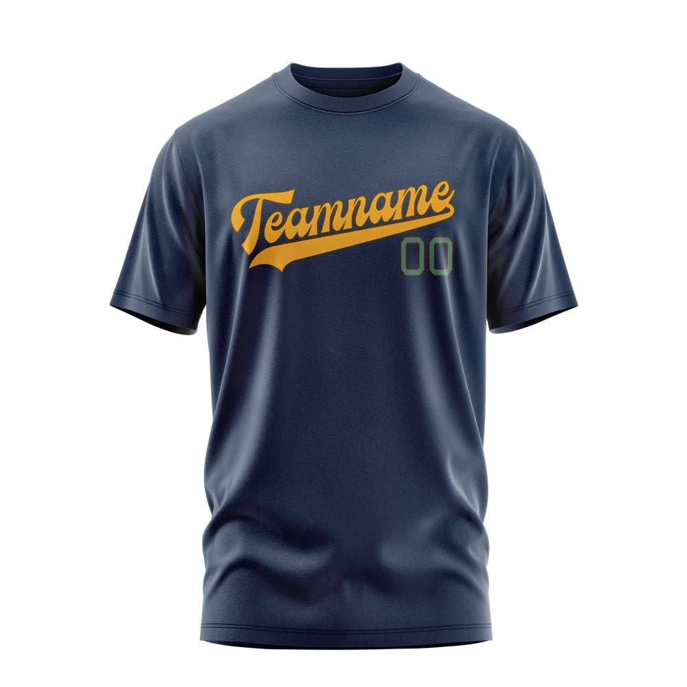 Custom Blue Yellow T-Shirt