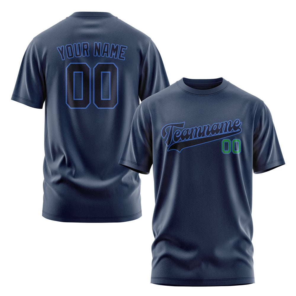 Custom Blue Navy T-Shirt