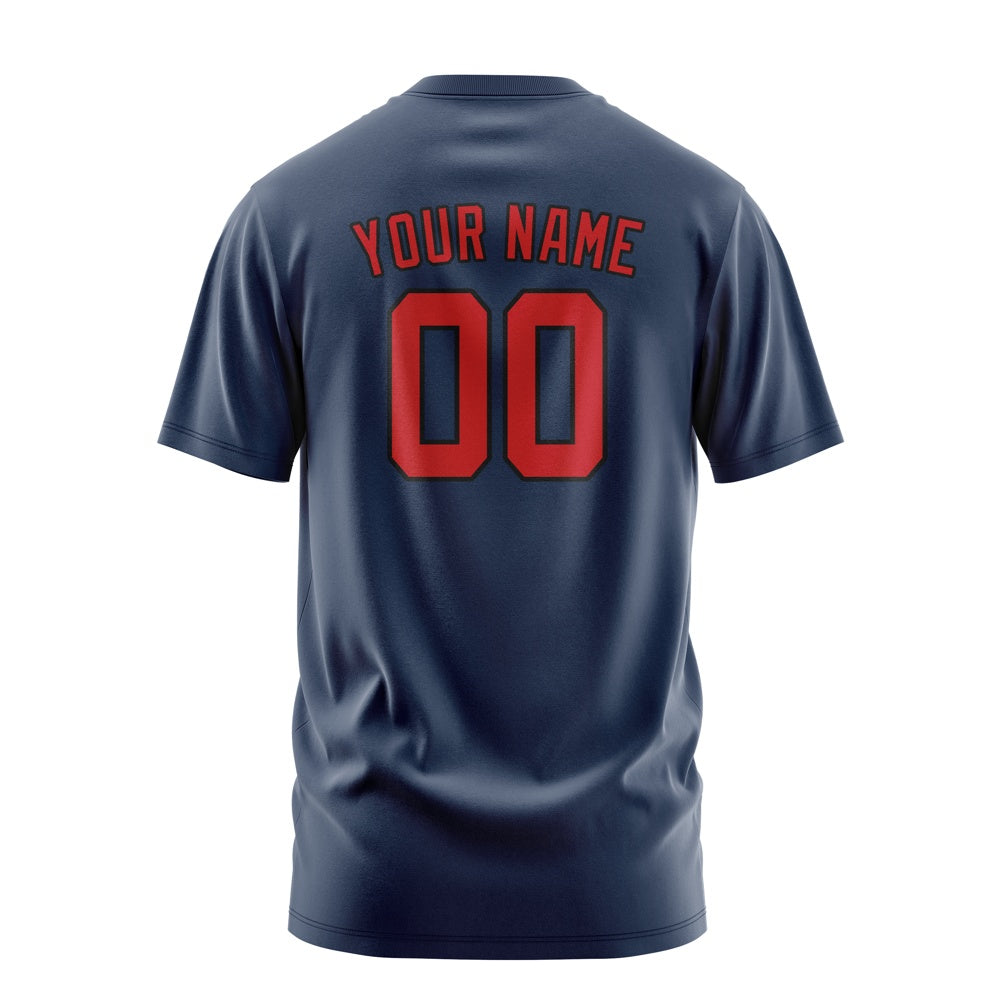Custom Blue Red T-Shirt