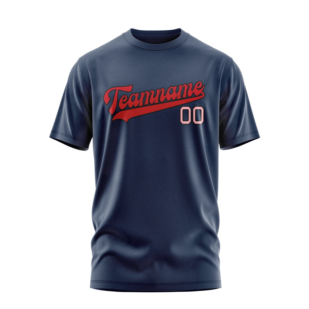 Custom Blue Red T-Shirt