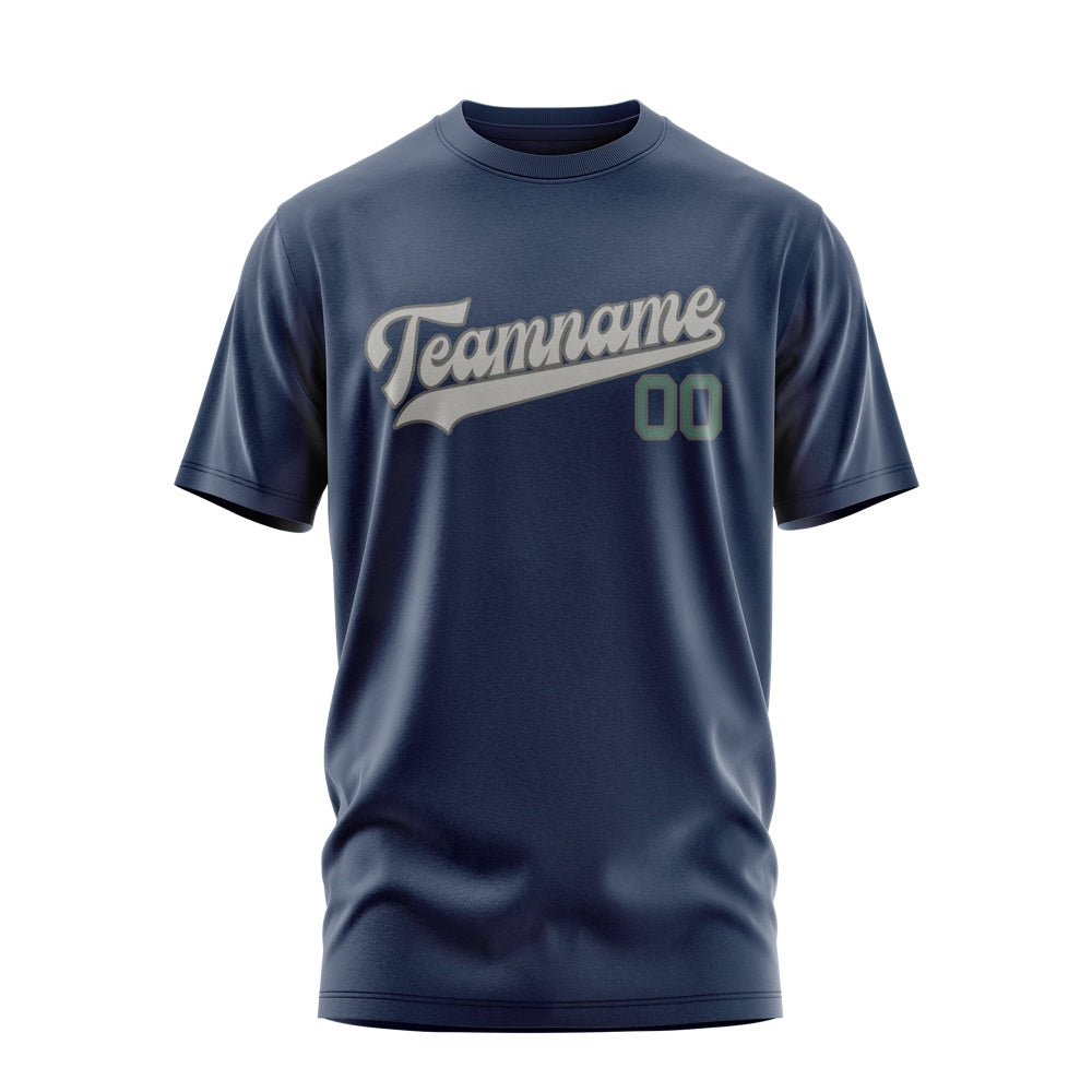 Custom Blue Gray T-Shirt