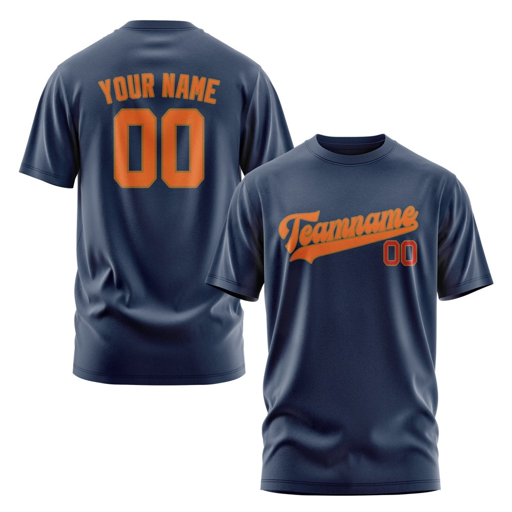 Custom Blue Orange T-Shirt