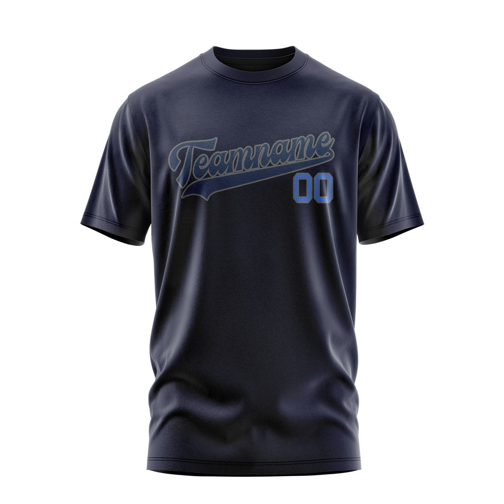 Custom Navy Blue T-Shirt