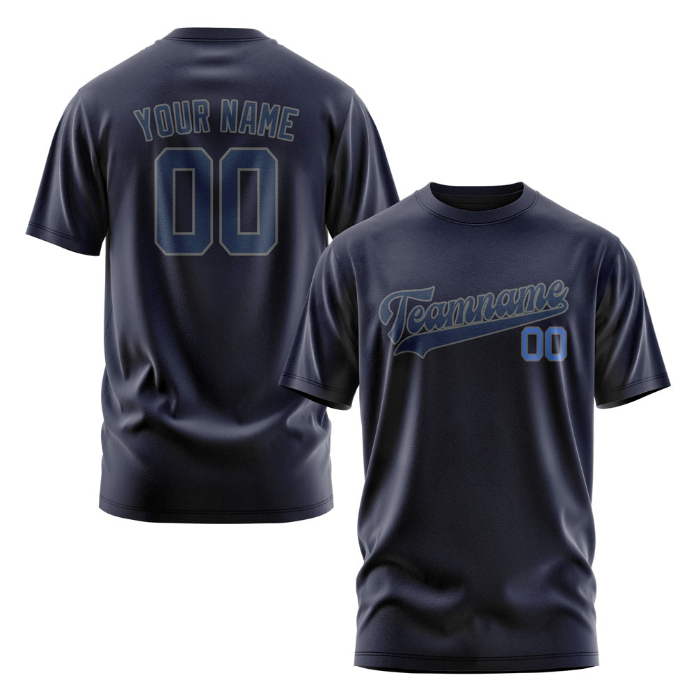 Custom Navy Blue T-Shirt
