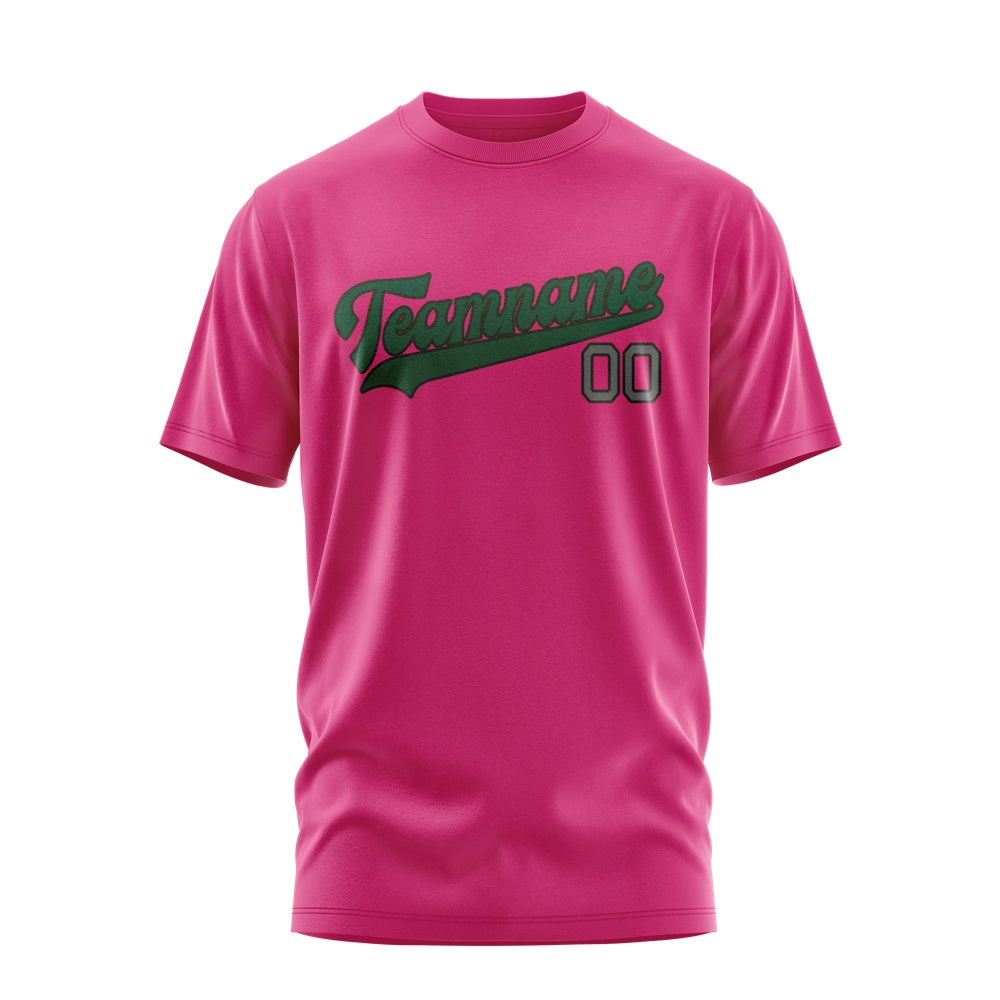Custom Pink Green T-Shirt