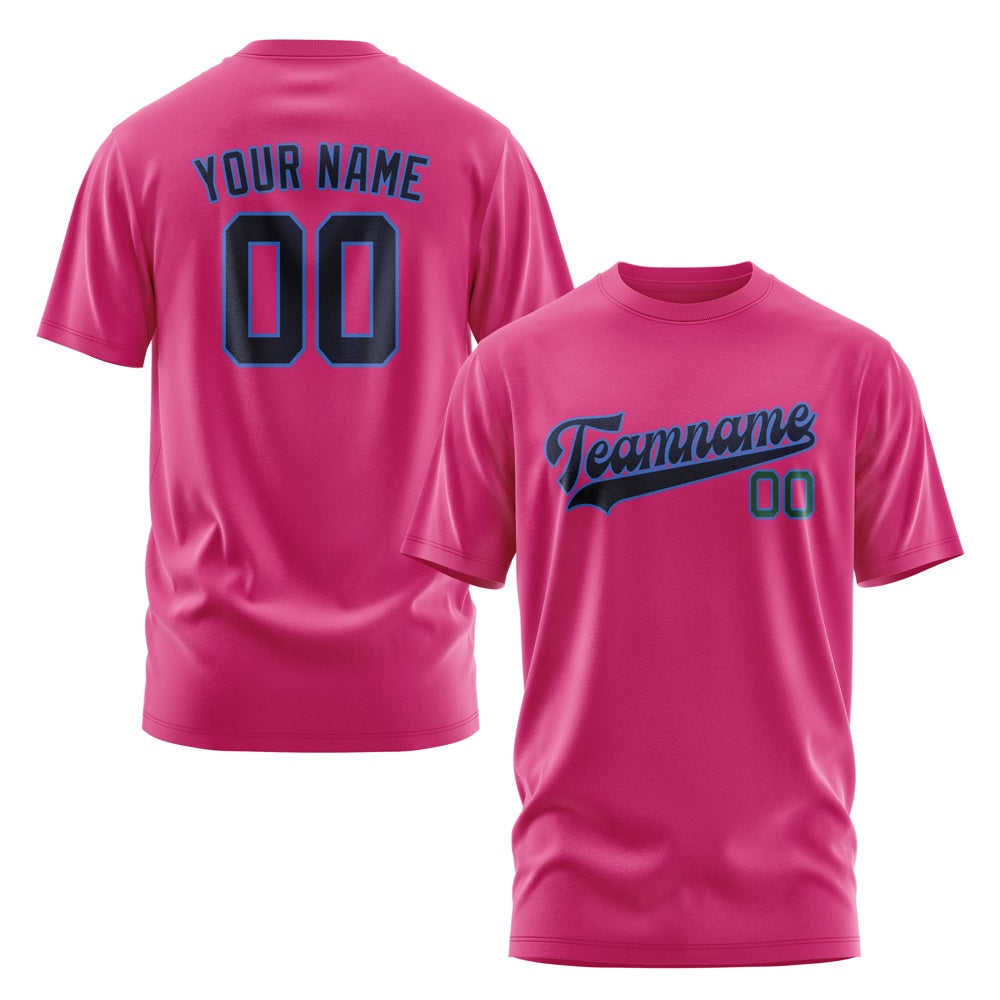 Custom Pink Navy T-Shirt