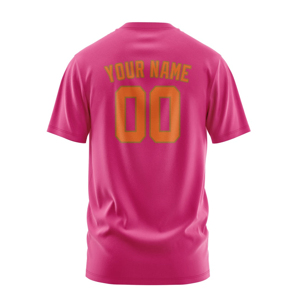 Custom Pink Orange T-Shirt