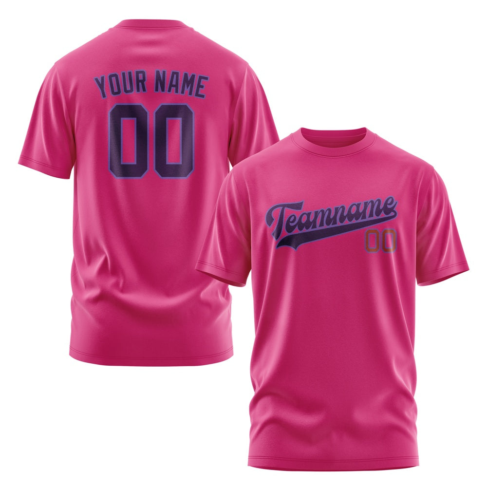 Custom Pink Purple T-Shirt