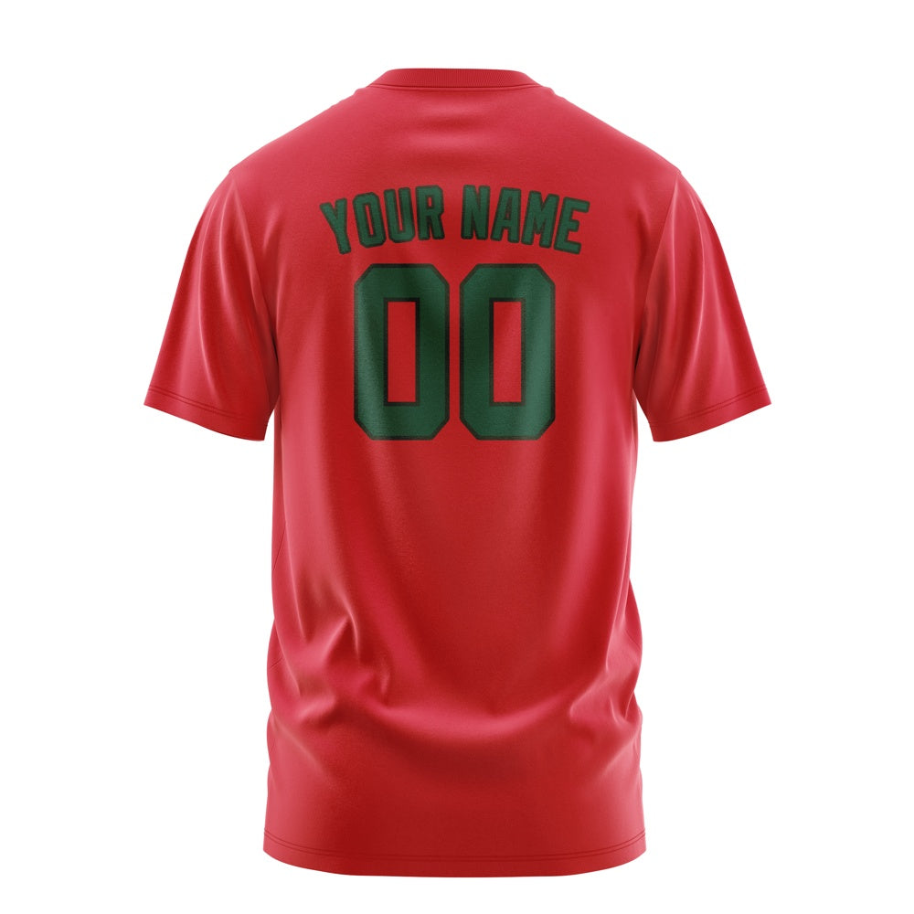 Custom Red Green T-Shirt