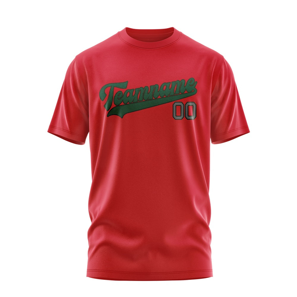 Custom Red Green T-Shirt