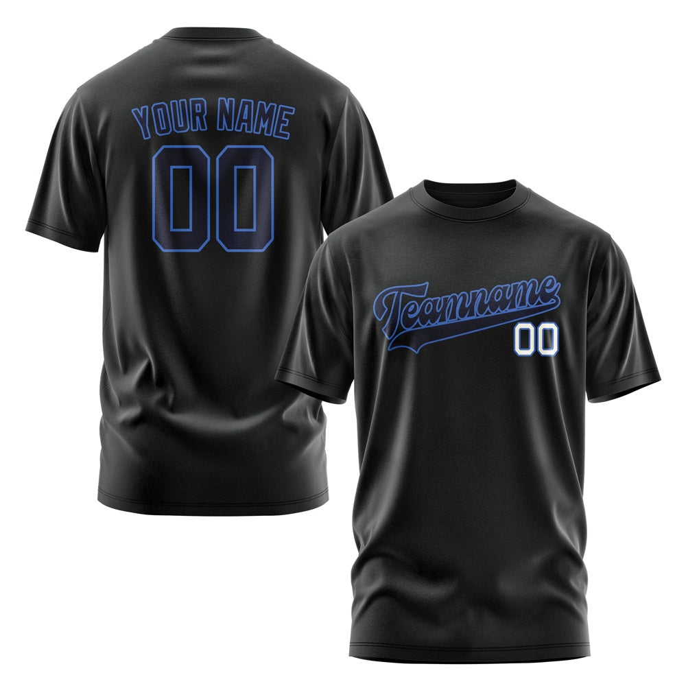 Custom Black Navy T-Shirt