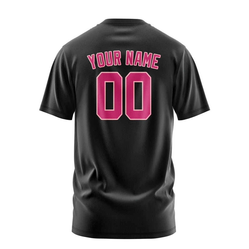 Custom Black Pink T-Shirt