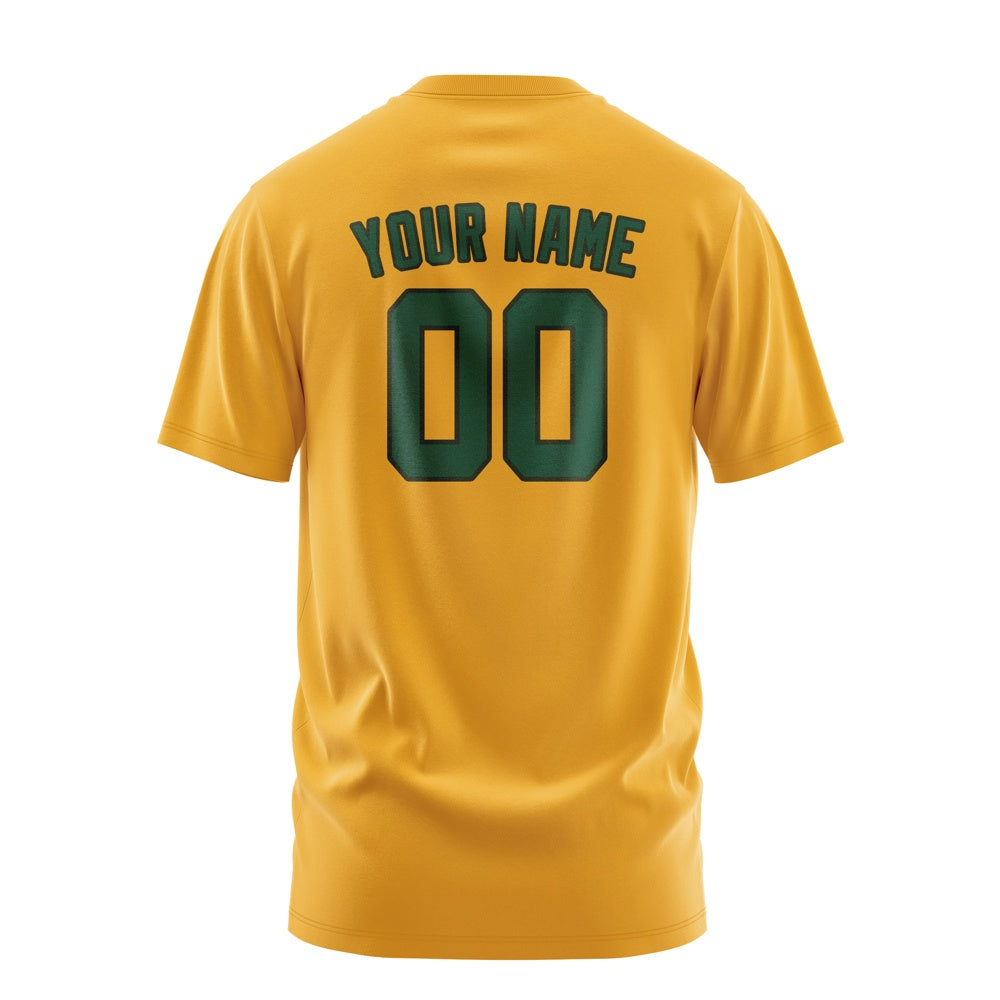 Custom Yellow Green T-Shirt