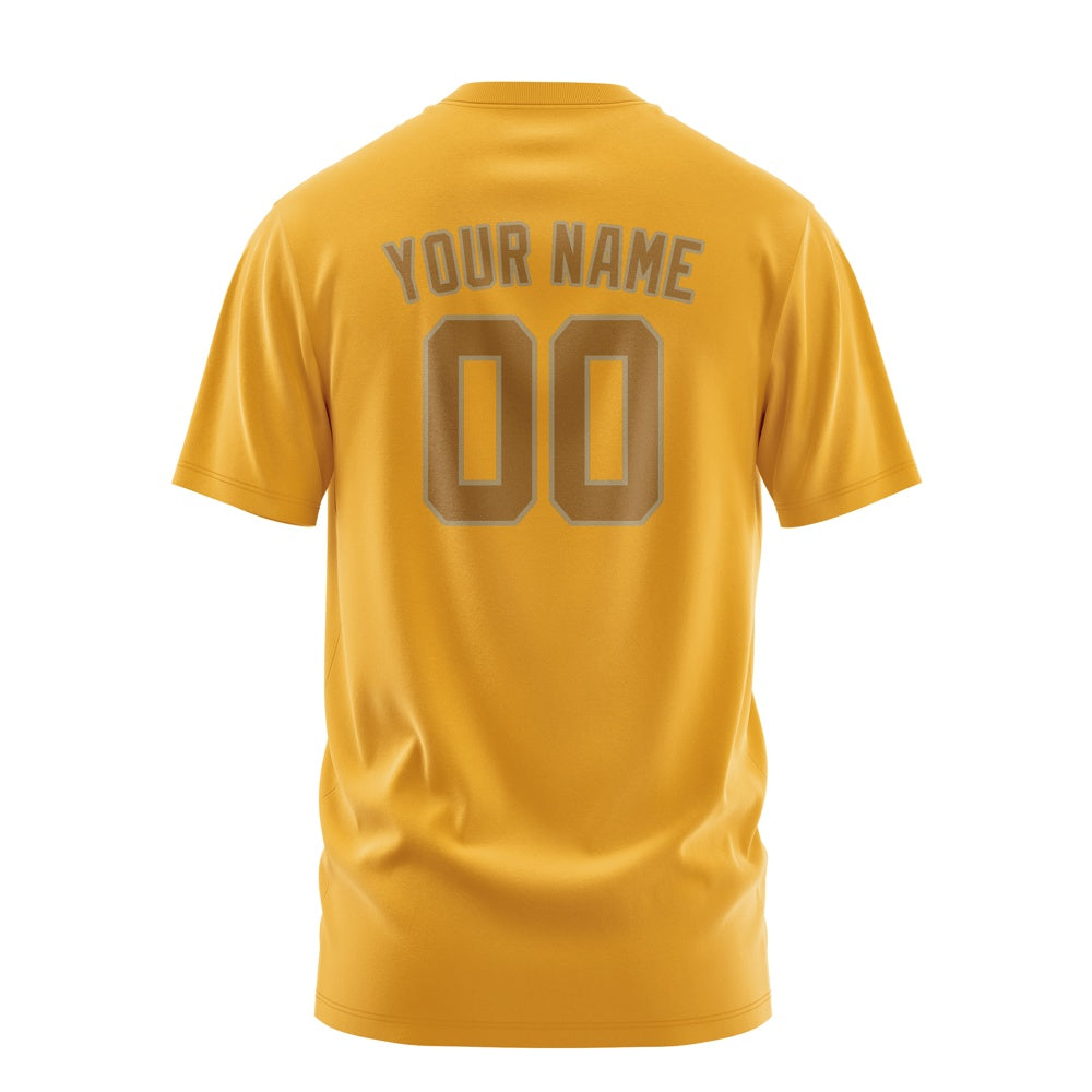 Custom Yellow Khaki T-Shirt