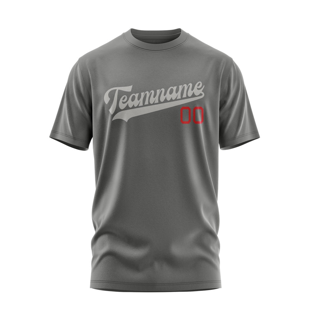 Custom Dark Grey Gray T-Shirt