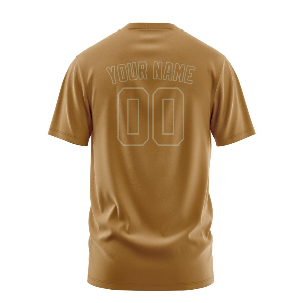 Custom Khaki Khaki T-Shirt