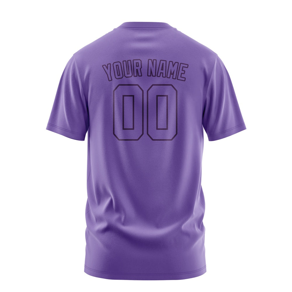 Custom Light Purple Light Purple T-Shirt
