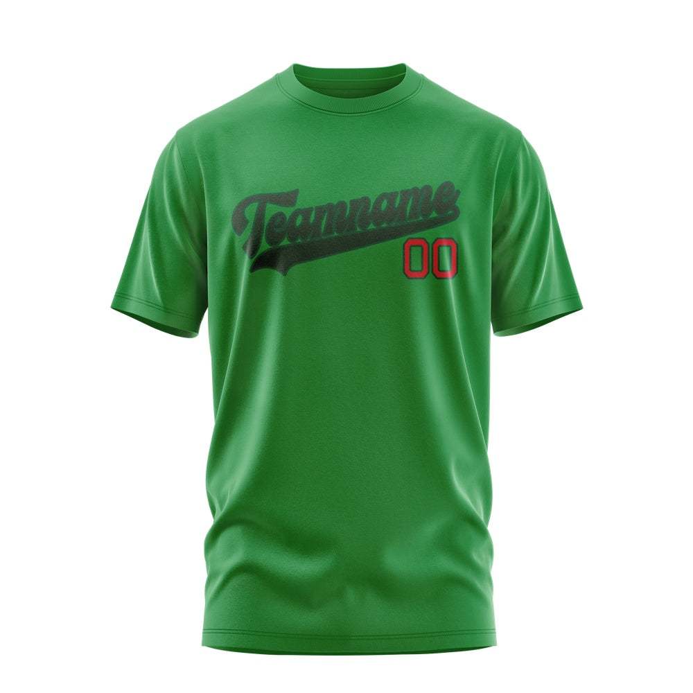 Custom Emerald Green Dark Green T-Shirt