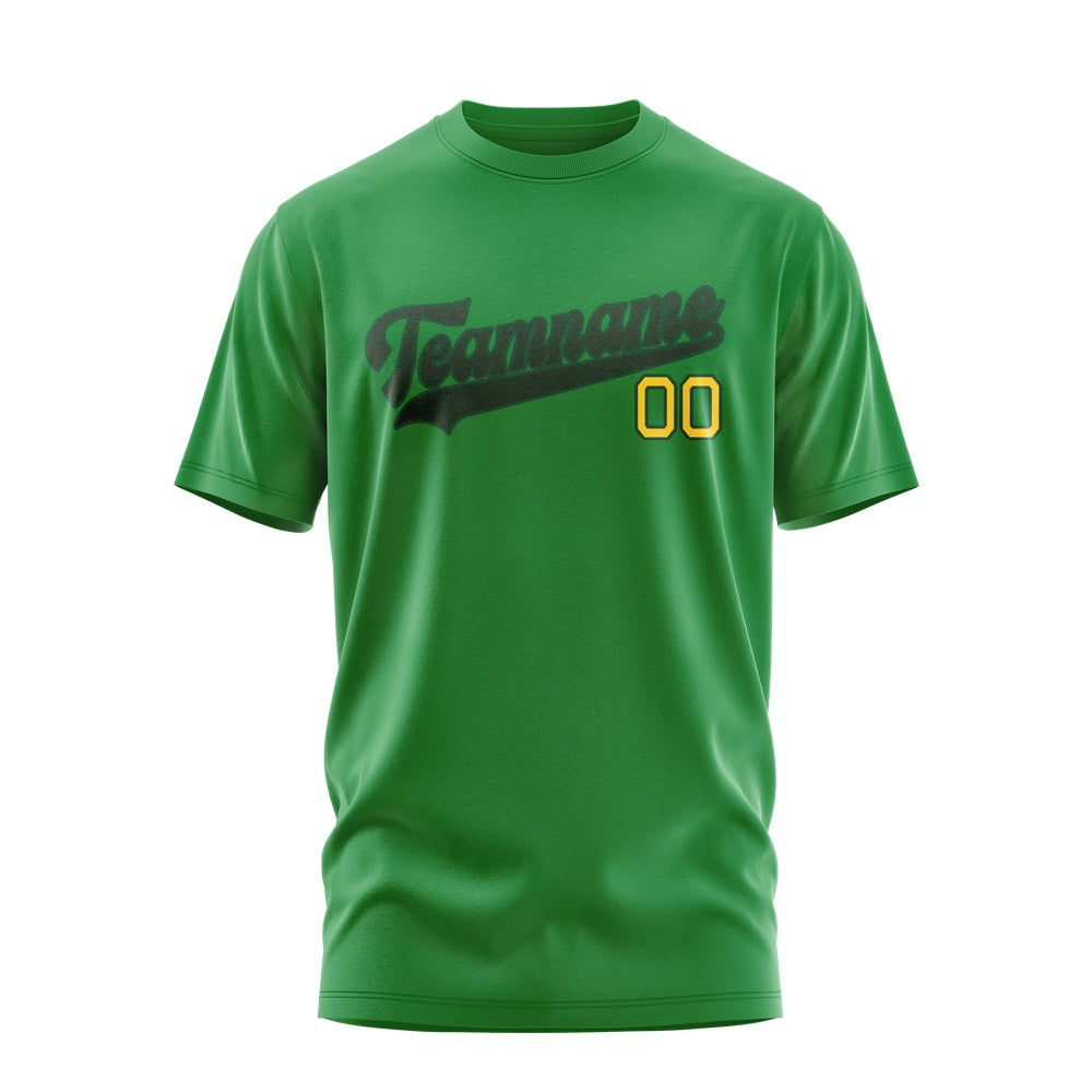 Custom Emerald Green Dark Green T-Shirt
