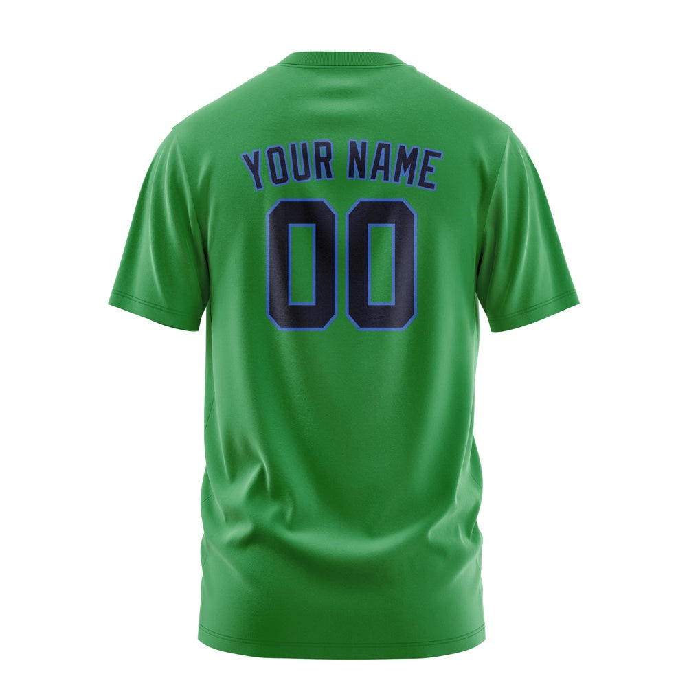 Custom Emerald Green Navy T-Shirt