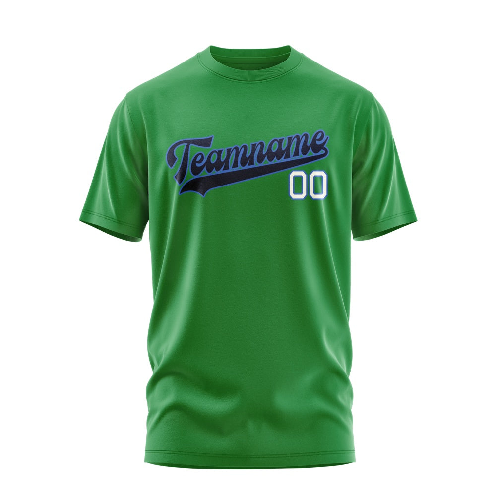 Custom Emerald Green Navy T-Shirt