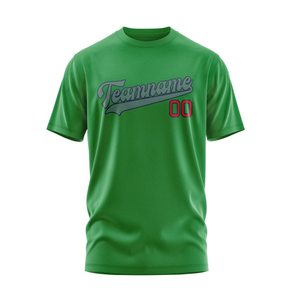 Custom Emerald Green Blue Green T-Shirt