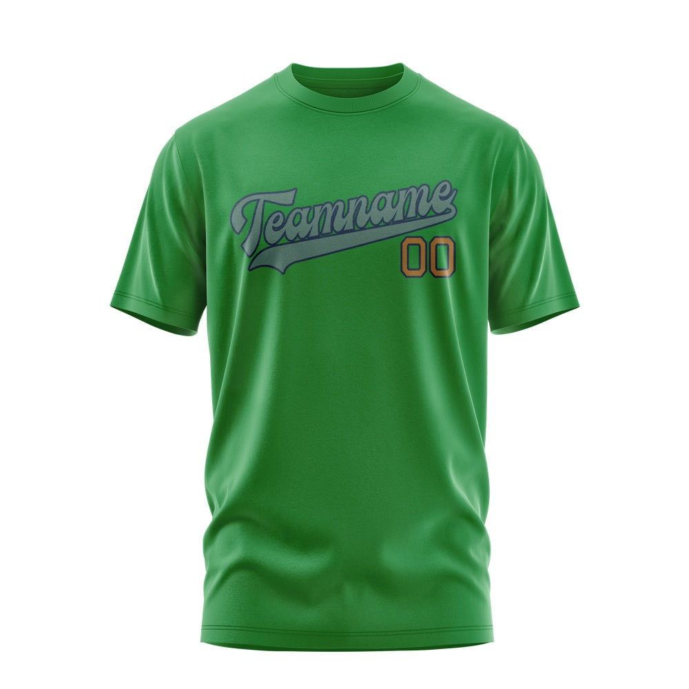 Custom Emerald Green Blue Green T-Shirt