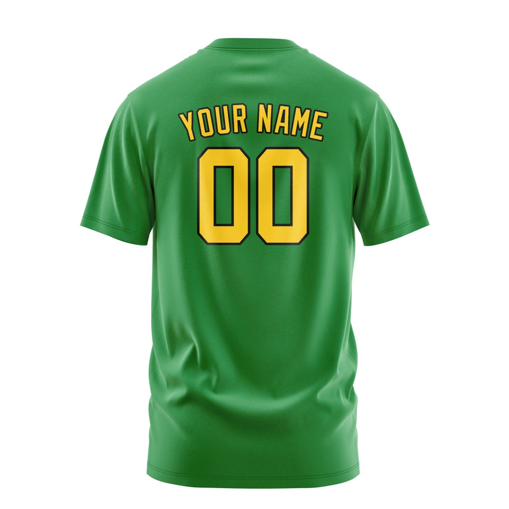 Custom Emerald Green Gold T-Shirt