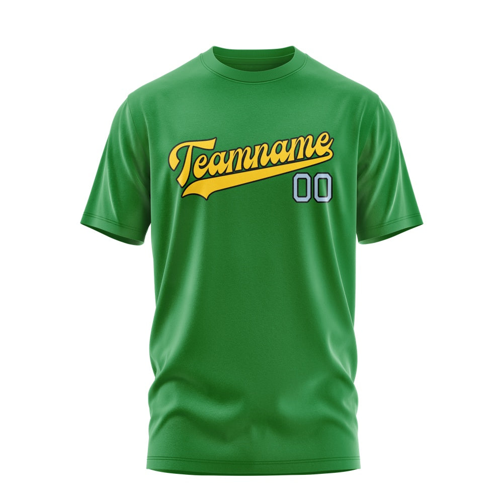 Custom Emerald Green Gold T-Shirt