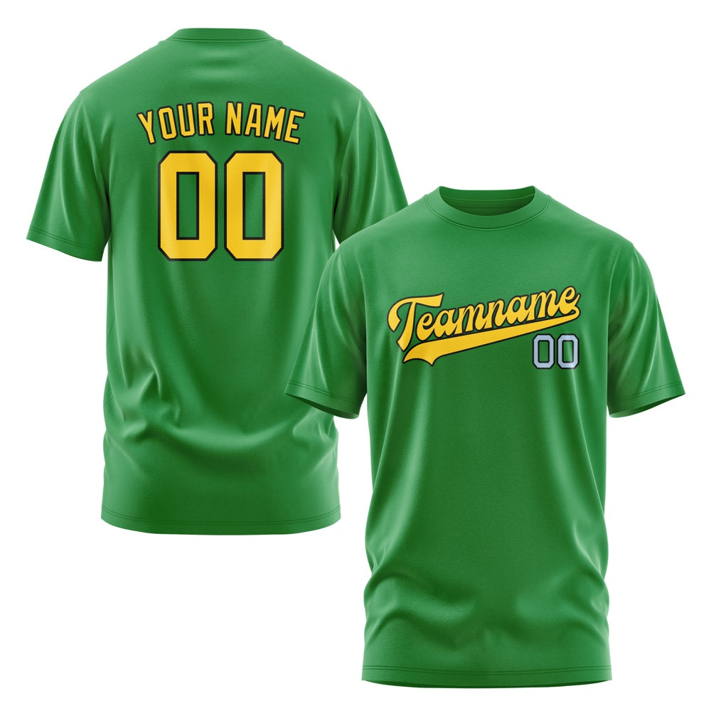 Custom Emerald Green Gold T-Shirt