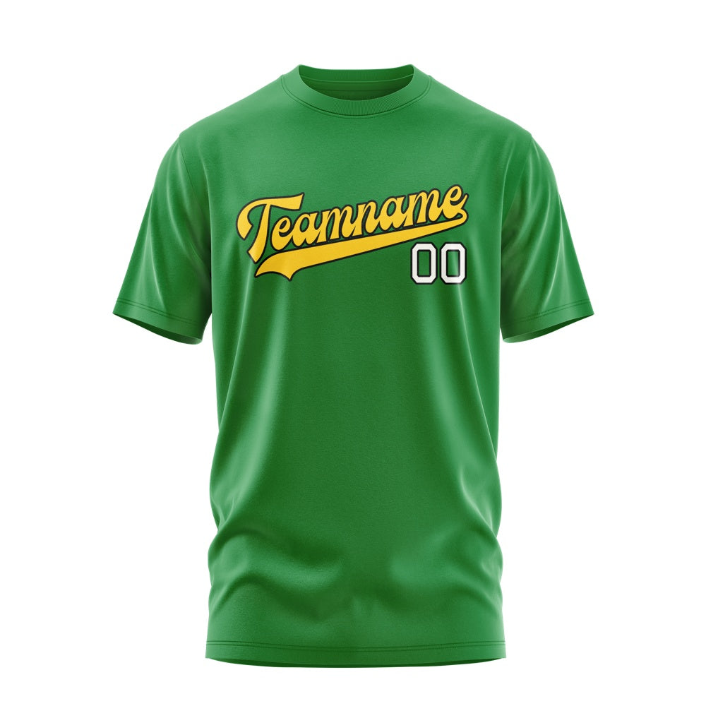 Custom Emerald Green Gold T-Shirt