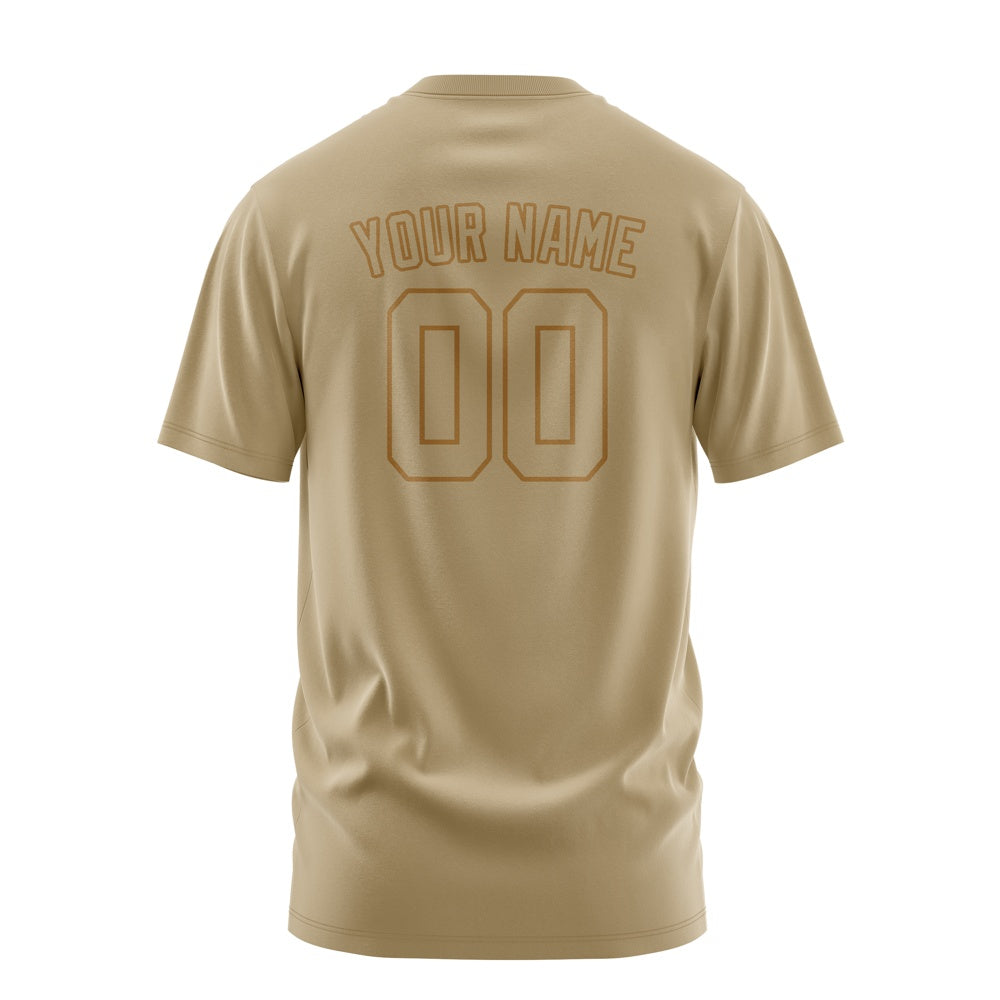Custom Light Khaki Light Khaki T-Shirt
