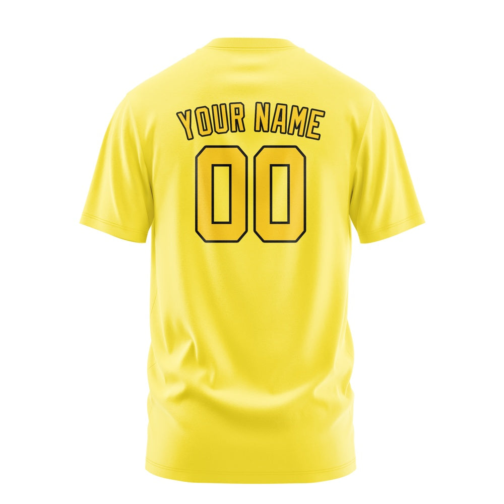 Custom Light Yellow Gold T-Shirt