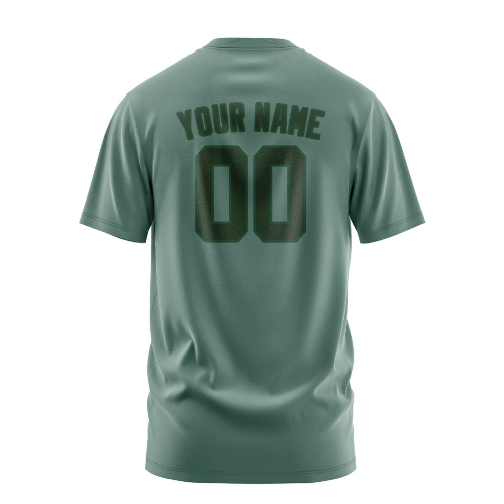 Custom Blue Green Dark Green T-Shirt