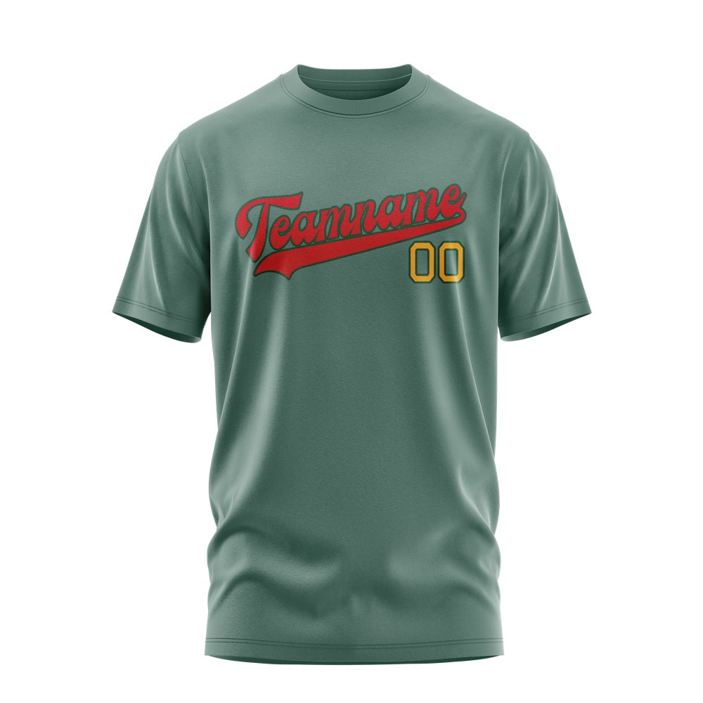 Custom Blue Green Red T-Shirt