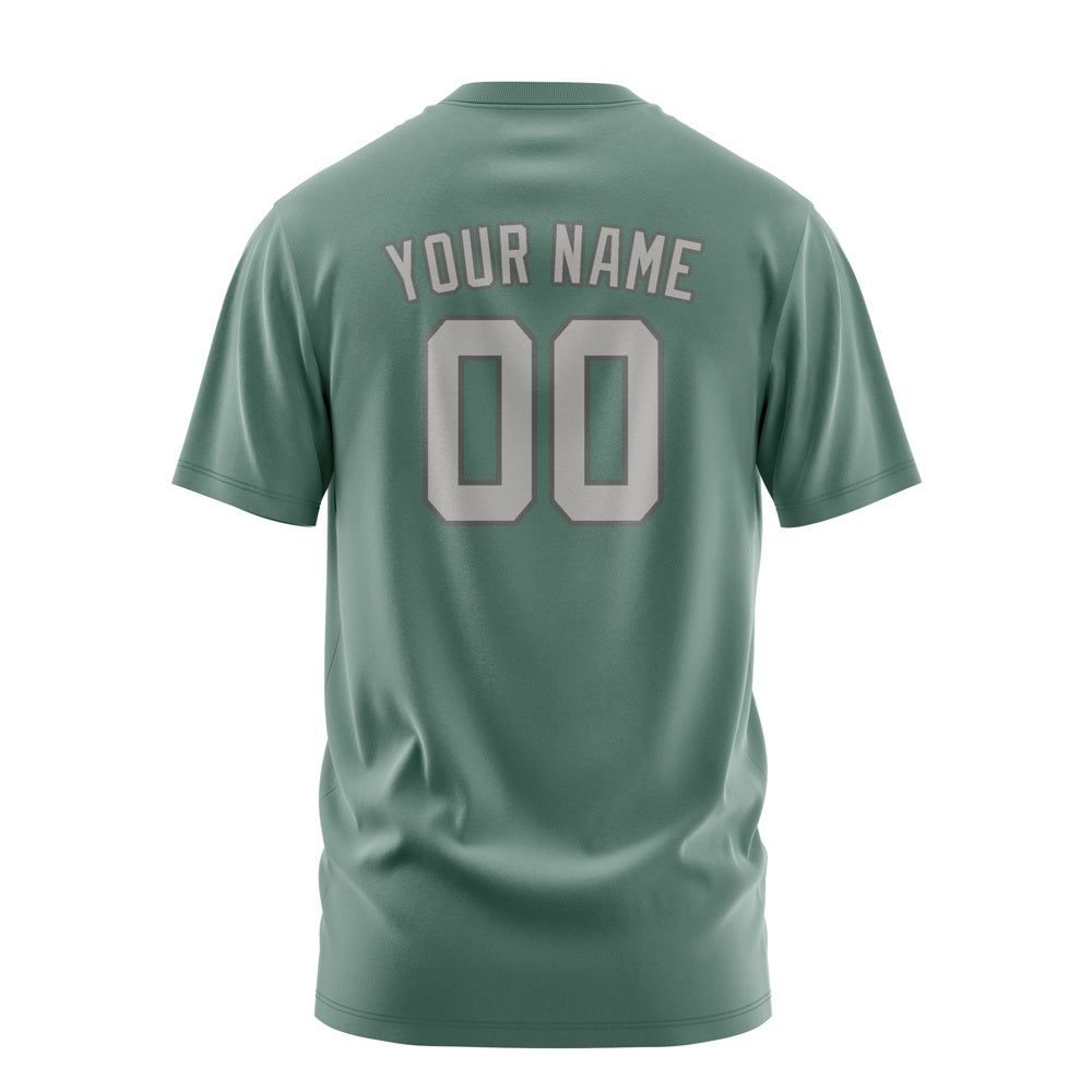 Custom Blue Green Gray T-Shirt
