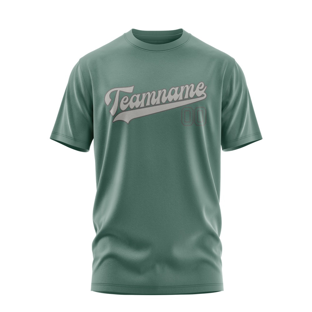 Custom Blue Green Gray T-Shirt
