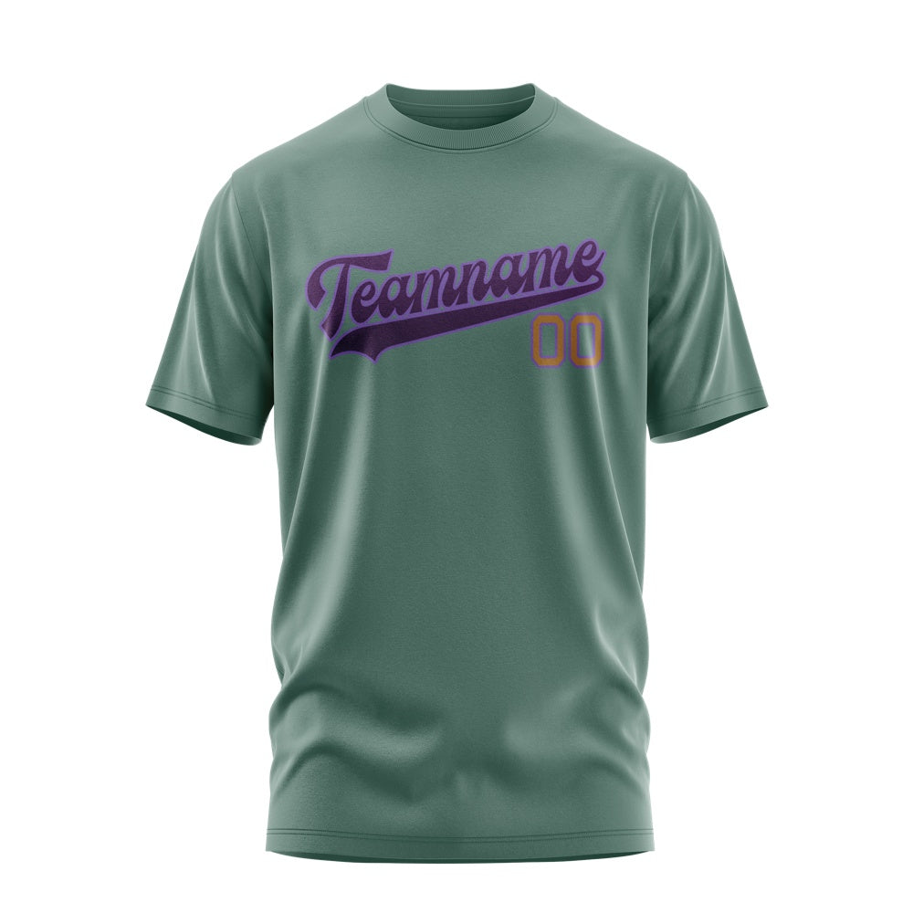 Custom Blue Green Purple T-Shirt