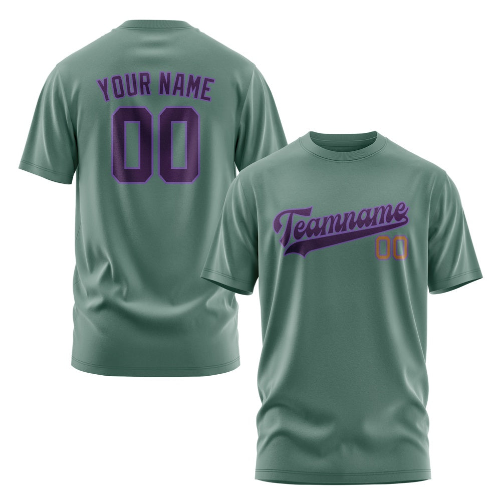 Custom Blue Green Purple T-Shirt
