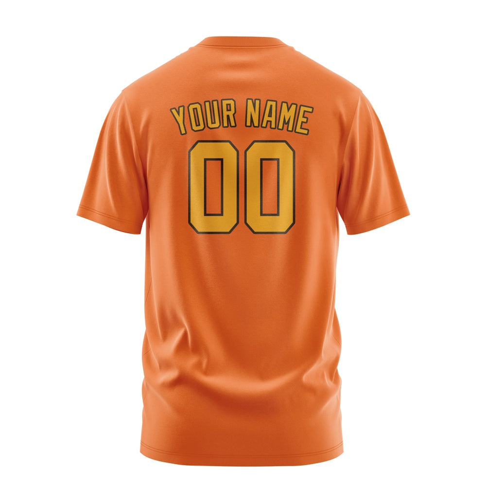 Custom Orange Yellow T-Shirt