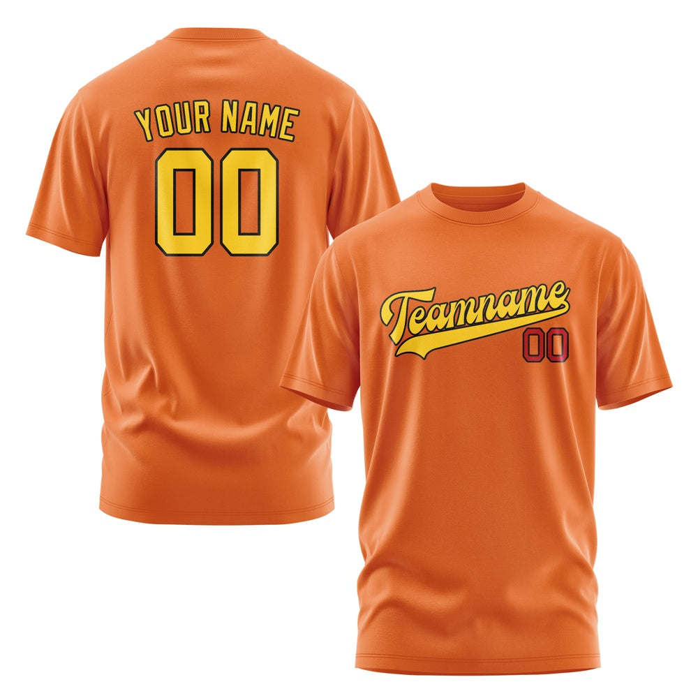 Custom Orange Gold T-Shirt