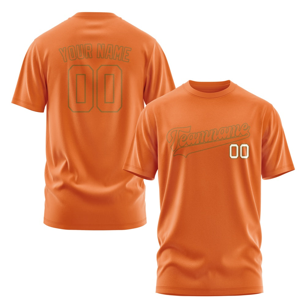Custom Orange Orange T-Shirt
